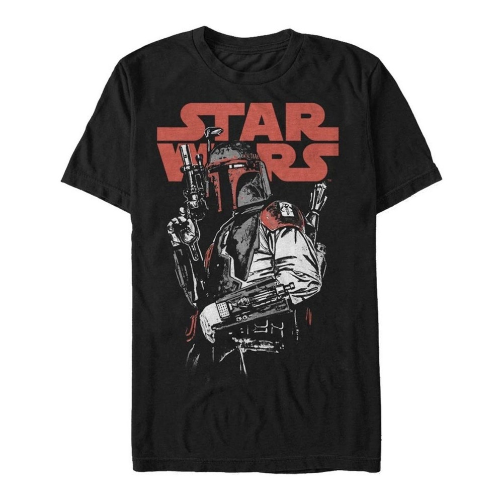 Disney Star Wars Boba Fett Mens Shirt 3XL Bounty Hunter The Mandalorian NEW